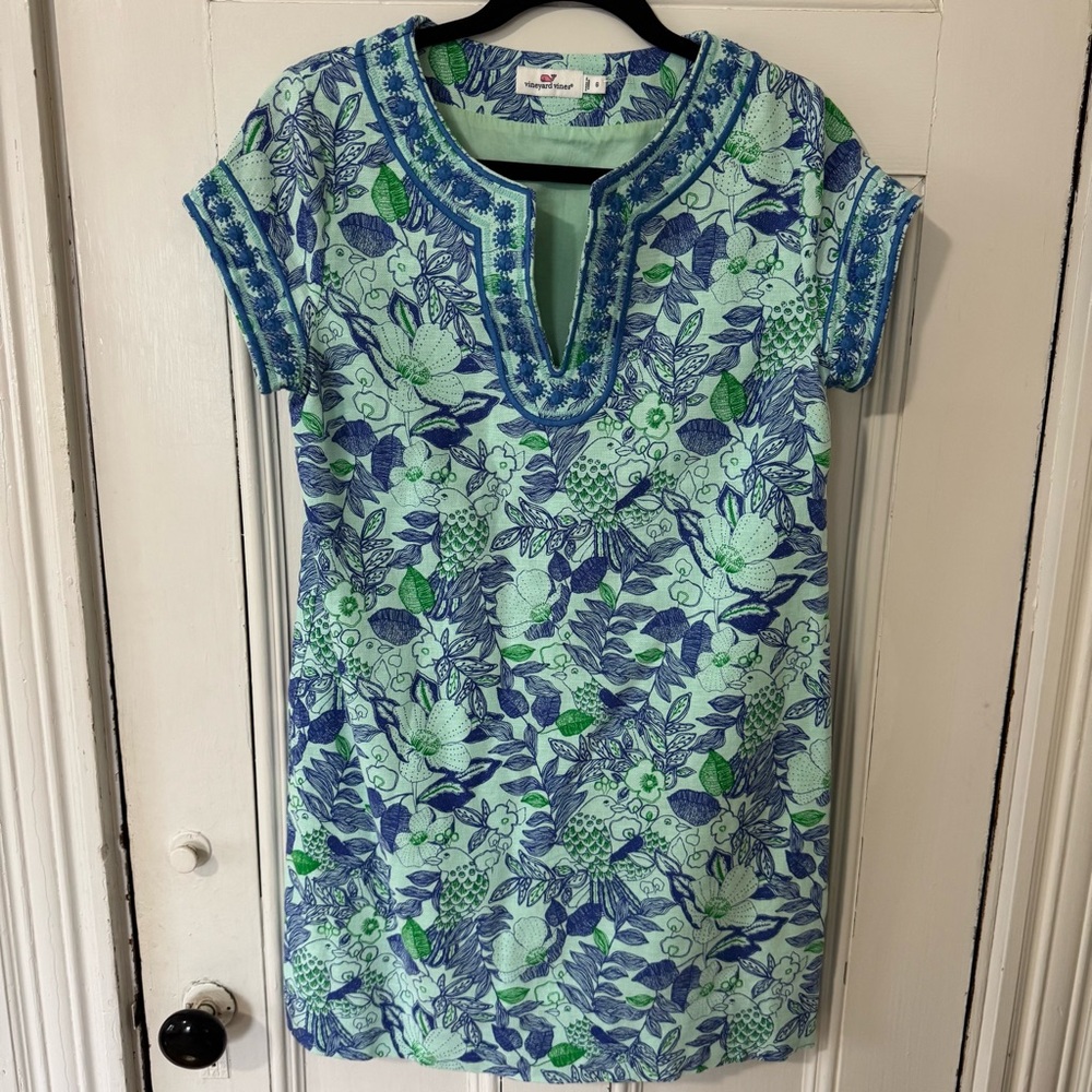 Vineyard Vines Cordia Linen Blend Dress